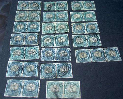 12d Springbok stamp (horizontal pairs)